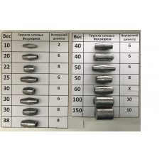 Груза сетевые (без разреза)  