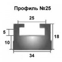 Склиз YAMAHA (графитовая) профиль №25