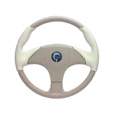 Рулевое колесо Ø 350 мм."Raicing", бело-беж.