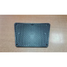 Накладка на транец, 255/190 х 175 мм., толщ. 7 мм., черная, пластик