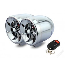 Аудиосистема на квадроцикл / мотоцикл с сигнализацией, MP3, FM, USB, SD.