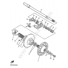 Шкив ведомый