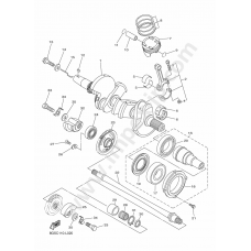 Коленчатый вал, поршни, балансир 11.2011-11.2015г.в.